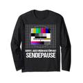 Sendepause 70er 80er 90er Jahre Motto Party 80s 90s Kostüm Langarmshirt