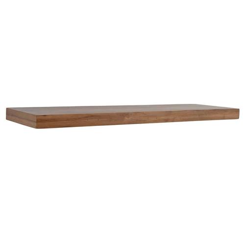 MiaMöbel Wandregal Mumba 100cm Massivholz Teak Modern Indien Indisch