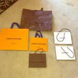 Louis Vuitton Bags | 4 Louis Vuitton & 2 Chanel Shopping Bags | Color: Orange/White | Size: Os
