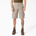 Dickies Men's Flex Relaxed Fit Cargo Shorts, 13" - Desert Sand Size 36 (WR557)