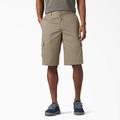 Dickies Men's Flex Relaxed Fit Cargo Shorts, 13" - Desert Sand Size 36 (WR557)