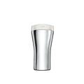 Alessi Caffa Gia24 W-Design Double Wall Travel Mug in 18/10 Stainless Steel and Thermoplastic Resin, White