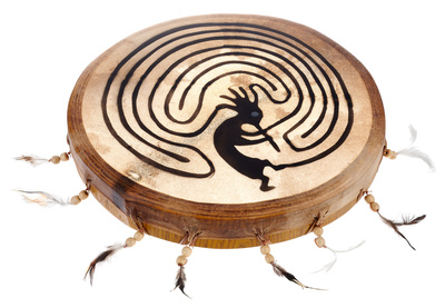 Terre Shaman Drum 30cm Kokopelli