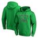 Men's Fanatics Branded Kelly Green Dallas Stars Team Victory Arch Fitted Pullover Hoodie