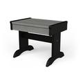 Bayou Breeze Aatikah Outdoor Side Table Wood/Plastic in Gray/Black | 16 H x 20 W x 14 D in | Wayfair 4545E3CEE3CE4DB4A75208E9F2C8C407