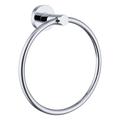 AngleSimple Wall Mounted Stainless Steel Bathroom Towel Ring Metal in Gray | 7.87 H x 7.09 W x 2.76 D in | Wayfair AE101