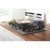 Bosch Benchmark® 36" Gas Cooktop w/ 5 Burners w/ FlameSelect in Black/Gray | 2.5625 H x 20.5 W x 36 D in | Wayfair NGMP677UC