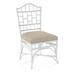 Braxton Culler Chippendale Side Dining Chair Fabric in Gray/White/Brown | 40 H x 22 W x 25 D in | Wayfair 970-028/0851-73/FROSTWHITE