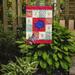 Caroline's Treasures Super Delta Tail Betta Love 2-Sided Polyester 15 x 12 in. Garden Flag in Brown/Red | 15 H x 11.5 W in | Wayfair CK5493GF