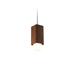 Cerno Cano 1 - Light Single Geometric Pendant in Brown | 6.75 H x 3.5 W x 3.5 D in | Wayfair 06-251-W-00MB