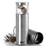 AdHoc MUSKATINO Stainless Steel Nutmeg Mill Nut Grinder Stainless Steel in Gray | 5.31 H x 2.56 W x 2.56 D in | Wayfair PM87US