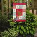 Caroline's Treasures Alpaca Suri Love 2-Sided Polyester 15 x 12 in. Garden Flag in Brown/Red | 15 H x 11.5 W in | Wayfair CK5347GF