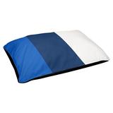 East Urban Home Dallas Outdoor Pillow Metal in Blue/White | 14 H x 40 W x 30 D in | Wayfair 44A83720773F4BCCA3A85155C61F34DE
