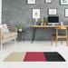 Black/Brown 60 x 0.25 in Area Rug - East Urban Home Arizona Flatweave Sonoran Sand/Sedona Red/Black Rug Polyester | 60 W x 0.25 D in | Wayfair