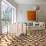 Merola Tile Michigan Natural 18" x 18" Ceramic Wood look Tile Ceramic in Brown | 17.75 H x 17.75 W x 0.29 D in | Wayfair WFFCL18MIN
