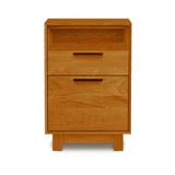 Copeland Furniture Linear Office 2-Drawer Vertical Filing Cabinet Wood in Red/Brown | 26.25 H x 18.5 W x 18 D in | Wayfair 4-LIN-26-23