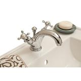 Perrin & Rowe Edwardian Single hole faucet Bathroom Faucet w/ Drain Assembly in Gray | 5.625 W in | Wayfair U.3626X-STN-2