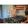 Triumph Sports Medford Competition 56" Foosball Table Manufactured wood in Black/Brown/Gray | 34.06 H x 56.3 W in | Wayfair 45-6073W