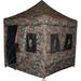 King Canopy Hunting Blind Instant Pop Up Tent 8ft x 8ft Frame w/ Guy Ropes & Stakes in Black/Brown/Gray | 74 H x 96 W x 96 D in | Wayfair HB8X8