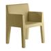 Vondom Jut Patio Dining Chair Plastic/Resin in Brown | 31.5 H x 22.75 W x 21.75 D in | Wayfair 44408-BEIGE