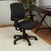 Symple Stuff Hathcock Task Chair Upholstered in Black/Brown | 36.25 H x 20 W x 23.5 D in | Wayfair 0BC797398D7640C7B4EC593E5B5721BA