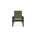 Red Barrel Studio® Hinch Patio Dining Chair Sling in Black | 39 H x 28.5 W x 30 D in | Wayfair CD077EDC7BE34C26A2E0CE73B53A403A