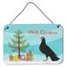 The Holiday Aisle® African Owl Pigeon Christmas Hanging Prints Decorative Accent Metal | 8 H x 12 W x 0.03 D in | Wayfair