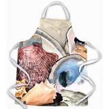 Highland Dunes Sea Shells Apron, Nylon | 27 W in | Wayfair E52BD832D962421B989C5C5A433AF763