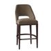 Fairfield Chair Darien Bar & Counter Stool Wood/Upholstered in Brown | 44.5 H x 21 W x 24.5 D in | Wayfair 5026-07_ 8789 06_ Espresso