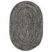 Black/Gray 84 x 0.5 in Area Rug - Latitude Run® Future Tense Indoor/Outdoor Reversible Area Rug - Black/White/Gray | 84 W x 0.5 D in | Wayfair