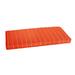 Breakwater Bay Carla Outdoor Seat Cushion Polyester in Orange/Red | 2 H x 45 W x 17 D in | Wayfair 78D7AFD779FD402689C32A52FA2F325F