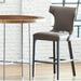 Fairfield Chair Gavin Counter & Bar Stool Wood/Upholstered in Gray/Brown | 44 H x 22 W x 24.5 D in | Wayfair 5072-07_ 8789 65_ Tobacco