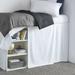 Nautica Cotton 42" Bed Skirt Cotton in White | 80 W x 1 D in | Wayfair USHSYU1146387