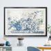 Charlton Home® 'Navy Basket of Flowers II' by Paul Cezanne - Picture Frame Painting Print Canvas in Blue | 22 H x 30 W x 1.25 D in | Wayfair