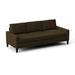 Edgecombe Furniture Madison 84" Square Arm Sofa w/ Reversible Cushions Polyester/Other Performance Fabrics in Brown/Indigo/Pink | Wayfair