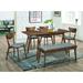 Corrigan Studio® Willia 6 Piece Extendable Dining Set Wood/Upholstered in Brown | 30.25 H in | Wayfair 57BB06D3FCF743738DD36C32029EA934