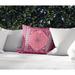 World Menagerie Norphlet Cotton Indoor/Outdoor Geometric Pillow Eco-Fill/Polyester in Pink | 18 H x 18 W x 4 D in | Wayfair