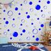 Ebern Designs 52 Piece Bubbles Peel & Stick Bathroom Wall Decal Set Vinyl in Blue | 28 H x 22 W in | Wayfair 2EE632E6671049C6A4471721C64FC58A