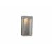 Latitude Run® 12" H Integrated LED Outdoor Wall Lantern Aluminum/Metal in Gray | 12 H x 6 W x 4 D in | Wayfair ABD9081DBBF14ABBBE6BBF2D97483149