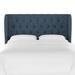 Birch Lane™ Tomey Wingback Headboard Upholstered/Polyester | 55 H x 13 D in | Wayfair F5D4C7AE5EA24095841DDA65BB1441FF