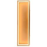 Orren Ellis Gunnur 1 - Light LED Dimmable Flush Mounted Sconce Metal in Yellow | 30 H x 8 W x 4 D in | Wayfair 4CDFBE9DEBA341F2A332BFB412A5A7BB