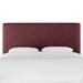 AllModern Eisley Upholstered Panel Headboard Polyester in Red/Black | 53 H x 56 W x 4 D in | Wayfair 8EFC0E266B4B4E278C6717E5A6F8FE98