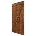 Barn Door - Calhome Paneled Wood Barn Door without Installation Hardware Kit Wood in Brown | 84 H x 42 W in | Wayfair DOOR-B42B-DIY-42IN-S