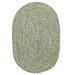 White 24 x 0.5 in Area Rug - August Grove® Abdulrahman Hand Braided Green Rug Polypropylene | 24 W x 0.5 D in | Wayfair