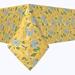 Red Barrel Studio® Emrah Floral Square Tablecloth Polyester in Gray/Yellow | 60 D in | Wayfair 954DE0B295A8442EAB9A8F897B1A24C0