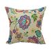 Canora Grey Taraji Indoor/Outdoor Floral Throw Pillow Polyester/Polyfill blend | 17 H x 17 W x 8 D in | Wayfair E389F05FEDAA48D5BEA0FBFCE9027A68