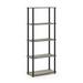 Symple Stuff Heslin 57.4" H x 23.6" W x 11.6" D Shelving Unit Wood in Gray | 57.4 H x 23.6 W x 11.6 D in | Wayfair CBB3808240754B689D3278F6A0C6A409