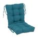 Latitude Run® Twill Indoor Seat/Back Cushion Polyester/Cotton Blend in Blue | 4.5 H x 18 W x 18 D in | Outdoor Furniture | Wayfair