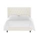 Birch Lane™ Mai Tufted Standard Bed Polyester | 55 H x 81 W x 85 D in | Wayfair 0A87B1A459FB44CC9041B7D77E4AD8AC