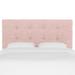 Wildon Home® Gerrald Panel Headboard Upholstered/Polyester in Pink | 51 H x 62 W x 4 D in | Wayfair D91A039A6A77475E857563D30BC46555